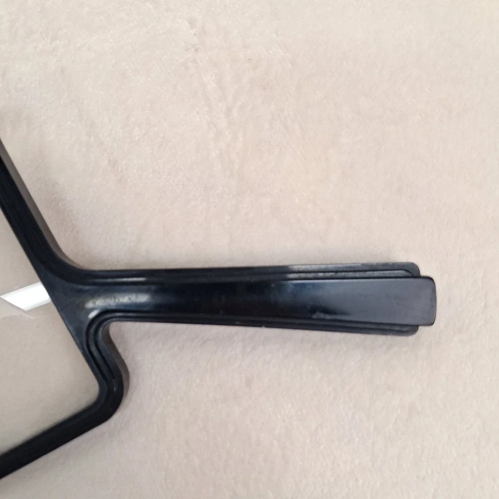Vintage Bausch & Lomb Optical CO Rectangular Reading Magnifying Glass Black